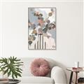 Picture of Color Block Plants III _GroupedProduct_Rectangle_Portrait_Canvas_Framed_