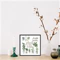 Picture of Plants make me a happy _GroupedProduct_Square_Canvas_Framed_