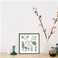 Picture of Plants make me a happy _GroupedProduct_Square_Canvas_Framed_