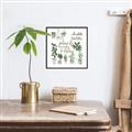 Picture of Plants make me a happy _GroupedProduct_Square_Canvas_Framed_