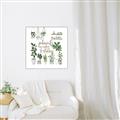 Picture of Plants make me a happy _GroupedProduct_Square_Canvas_Framed_