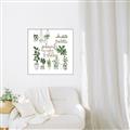 Picture of Plants make me a happy _GroupedProduct_Square_Canvas_Framed_