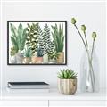 Picture of Plant Party _GroupedProduct_Rectangle_Landscape_Canvas_Framed_