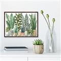 Picture of Plant Party _GroupedProduct_Rectangle_Landscape_Canvas_Framed_