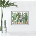 Picture of Plant Party _GroupedProduct_Rectangle_Landscape_Canvas_Framed_