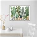 Picture of Plant Party _GroupedProduct_Rectangle_Landscape_Canvas_Framed_