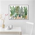 Picture of Plant Party _GroupedProduct_Rectangle_Landscape_Canvas_Framed_