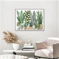 Picture of Plant Party _GroupedProduct_Rectangle_Landscape_Canvas_Framed_
