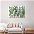 Picture of Plant Party _GroupedProduct_Rectangle_Landscape_Canvas_Framed_