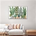 Picture of Plant Party _GroupedProduct_Rectangle_Landscape_Canvas_Framed_