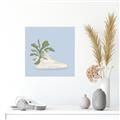 Picture of Plant Shoe Blue II _GroupedProduct_Square_Unframed_Print_Only_