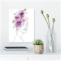 Picture of Purple and Pink Floral Figurative _GroupedProduct_Rectangle_Portrait_Unframed_Print_Only_
