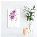 Picture of Purple and Pink Floral Figurative _GroupedProduct_Rectangle_Portrait_Unframed_Print_Only_