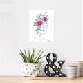 Picture of Purple and Green Flroal Figurative _GroupedProduct_Rectangle_Portrait_Unframed_Print_Only_
