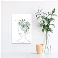 Picture of Green Floral Figurative _GroupedProduct_Rectangle_Portrait_Unframed_Print_Only_