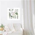 Picture of Plants make me a happy _GroupedProduct_Square_Unframed_Print_Only_
