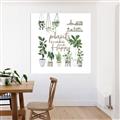 Picture of Plants make me a happy _GroupedProduct_Square_Unframed_Print_Only_