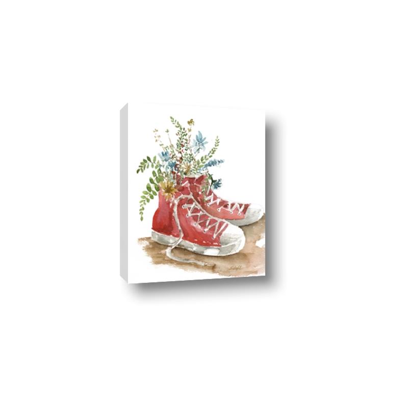 Picture of Red Shoe Garden  _GroupedProduct_Rectangle_Portrait_Canvas_