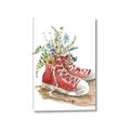 Picture of Red Shoe Garden  _GroupedProduct_Rectangle_Portrait_Canvas_