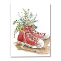 Picture of Red Shoe Garden  _GroupedProduct_Rectangle_Portrait_Canvas_