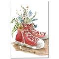 Picture of Red Shoe Garden  _GroupedProduct_Rectangle_Portrait_Canvas_