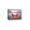 Picture of Red Muskoka Chairs _GroupedProduct_Rectangle_Landscape_Canvas_