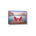 Picture of Red Muskoka Chairs _GroupedProduct_Rectangle_Landscape_Canvas_