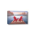 Picture of Red Muskoka Chairs _GroupedProduct_Rectangle_Landscape_Canvas_