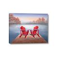 Picture of Red Muskoka Chairs _GroupedProduct_Rectangle_Landscape_Canvas_