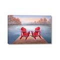 Picture of Red Muskoka Chairs _GroupedProduct_Rectangle_Landscape_Canvas_