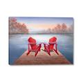 Picture of Red Muskoka Chairs _GroupedProduct_Rectangle_Landscape_Canvas_