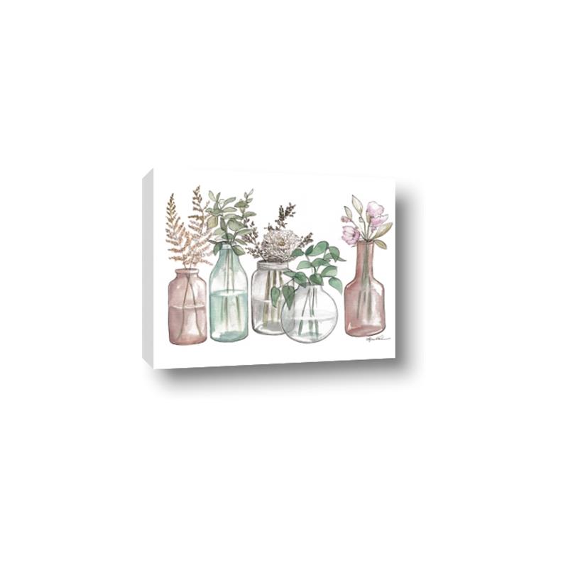Picture of Bottled Plants I _GroupedProduct_Rectangle_Landscape_Canvas_