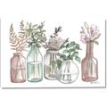 Picture of Bottled Plants I _GroupedProduct_Rectangle_Landscape_Canvas_