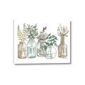Picture of Bottled Plants Neutral I  _GroupedProduct_Rectangle_Landscape_Canvas_