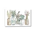Picture of Bottled Plants Neutral I  _GroupedProduct_Rectangle_Landscape_Canvas_