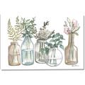Picture of Bottled Plants Neutral I  _GroupedProduct_Rectangle_Landscape_Canvas_