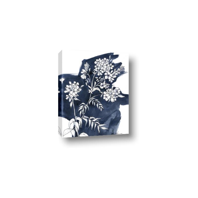 Picture of White fower on blue bkg _GroupedProduct_Rectangle_Portrait_Canvas_