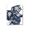 Picture of White fower on blue bkg _GroupedProduct_Rectangle_Portrait_Canvas_