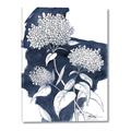 Picture of Hydrangea flower on blue bkg _GroupedProduct_Rectangle_Portrait_Canvas_