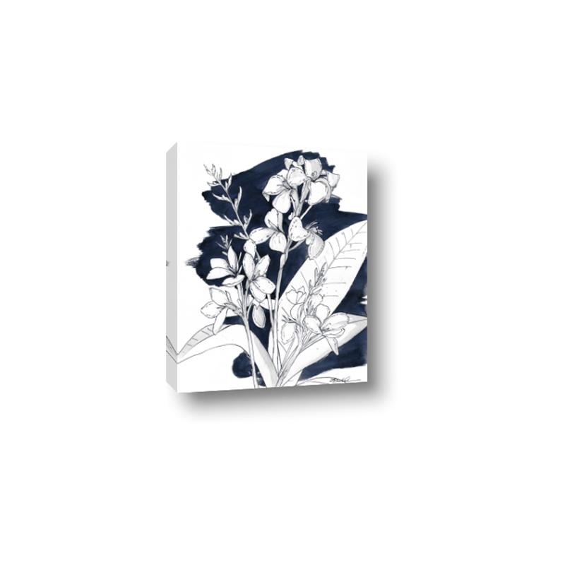 Picture of Blue & White Flower I  _GroupedProduct_Rectangle_Portrait_Canvas_
