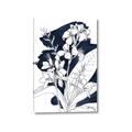 Picture of Blue & White Flower I  _GroupedProduct_Rectangle_Portrait_Canvas_