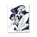 Picture of Blue & White Flower I  _GroupedProduct_Rectangle_Portrait_Canvas_