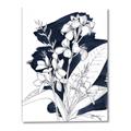 Picture of Blue & White Flower I  _GroupedProduct_Rectangle_Portrait_Canvas_