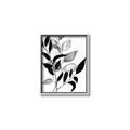 Picture of Black Botanical _GroupedProduct_Rectangle_Portrait_Canvas_Framed_