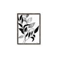 Picture of Black Botanical _GroupedProduct_Rectangle_Portrait_Canvas_Framed_