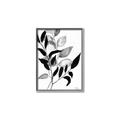 Picture of Black Botanical _GroupedProduct_Rectangle_Portrait_Canvas_Framed_