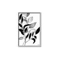 Picture of Black Botanical _GroupedProduct_Rectangle_Portrait_Canvas_Framed_