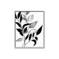 Picture of Black Botanical _GroupedProduct_Rectangle_Portrait_Canvas_Framed_