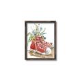 Picture of Red Shoe Garden  _GroupedProduct_Rectangle_Portrait_Canvas_Framed_