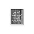 Picture of The Right Thing _GroupedProduct_Rectangle_Portrait_Canvas_Framed_